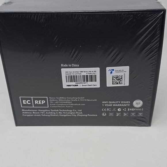 REDTIGER Dash Cam Front Rear, 4K/2.5K Full HD Dash Camera for Cars, GPS - Picture 2 of 2